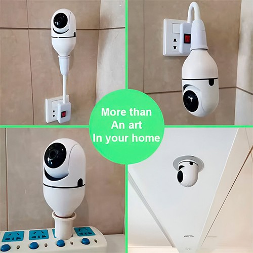 Telecamera wifi 360 e27 - wifi, 360°