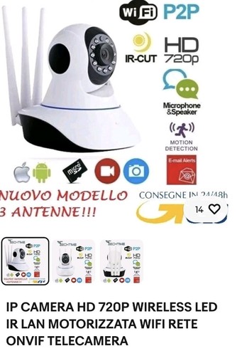 Camera 720p wireless - hd, led