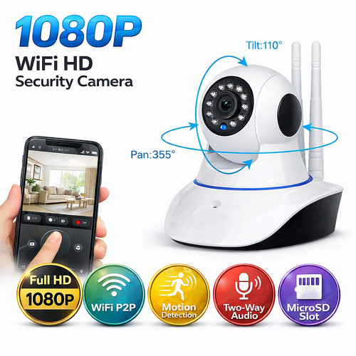 Telecamera wifi 1080p ip - telecamera, hd