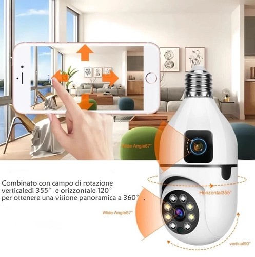 Camera forma di lampadina - ip,